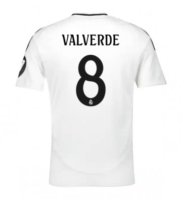 Real Madrid Federico Valverde #8 Hjemmebanetrøje 2024-25 Kort ærmer